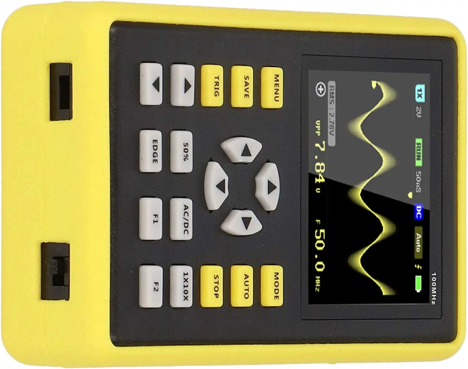 FNIRSI-5012H 2.4-inch Screen Digital Oscilloscope 500MS/s Sampling Rate 100MHz Analog Bandwidth Support Waveform Storage