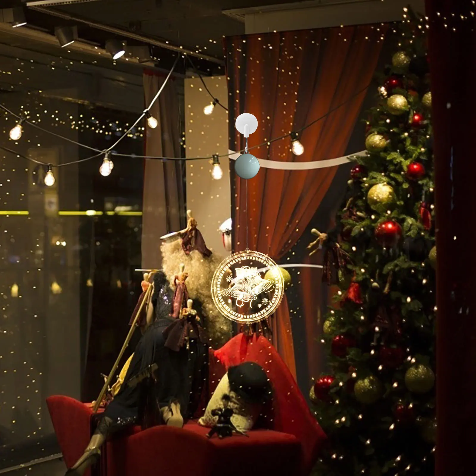 

Christmas Light Led Acrylic Lamp Festive Xmas Party Lights Decor For Home Party Window Indoor Holiday Decoration