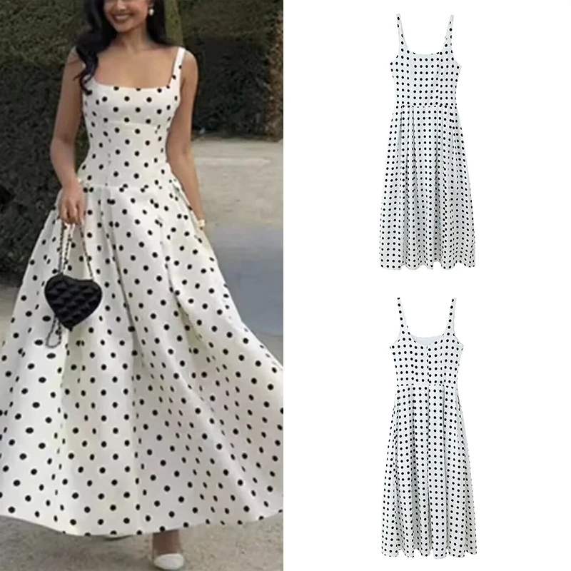 حزام صيفي 2025 للسيدات صغير الحجم متعدد الاستخدامات باللون الأبيض منقط للخصر Dr ألياف البوليستر ort Sle... #1