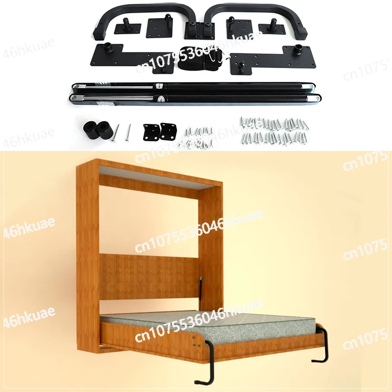 

Вращающаяся горизонтальная кровать Murphy DIY Kit - Roomtec Sofa King/Queen Size Настенная фурнитура Пружинный механизм