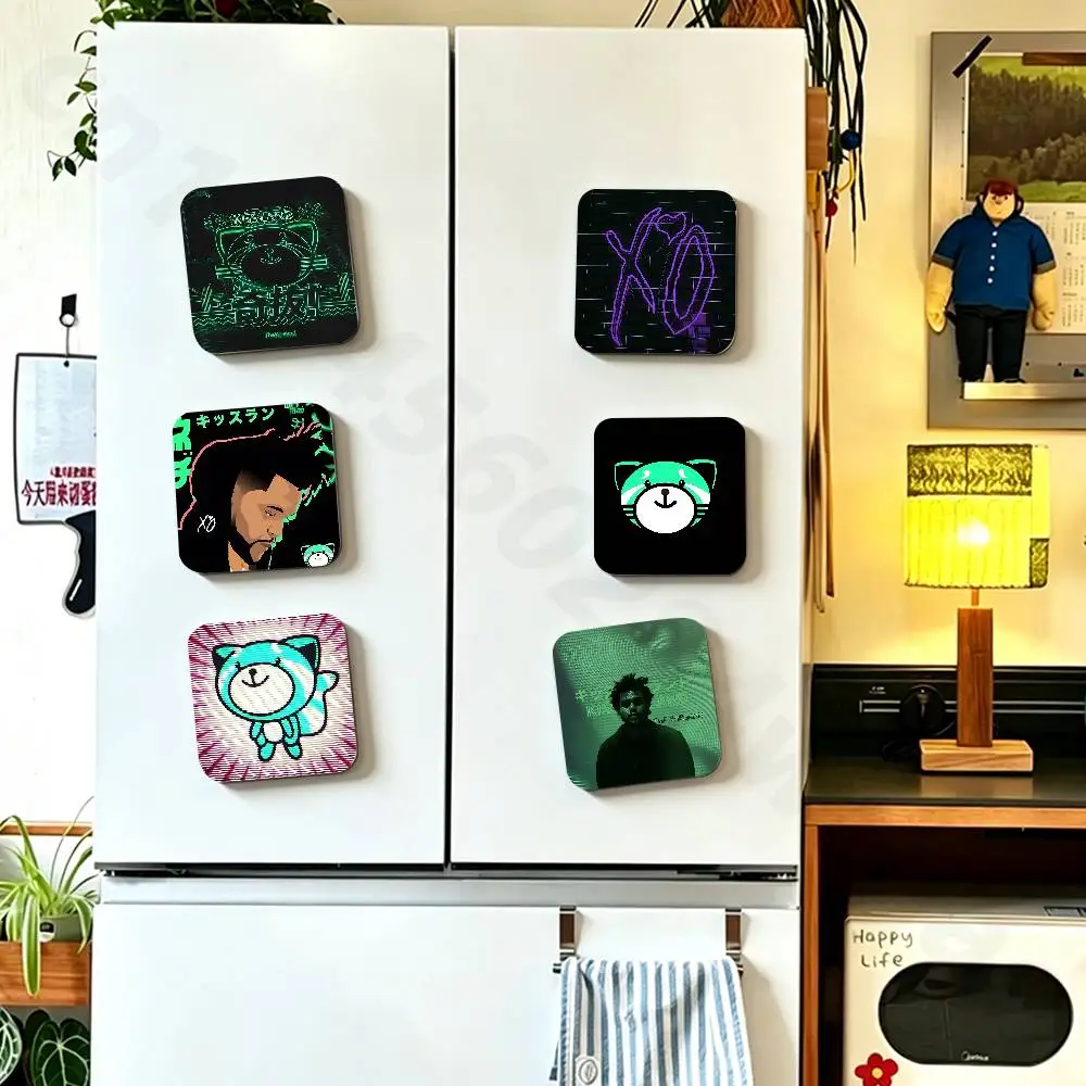 The Weeknd Oxcy Fridge Magnets Magnetic Refrigerator Memorial Gifts For Kitchen Office Locker Travel Home Deco