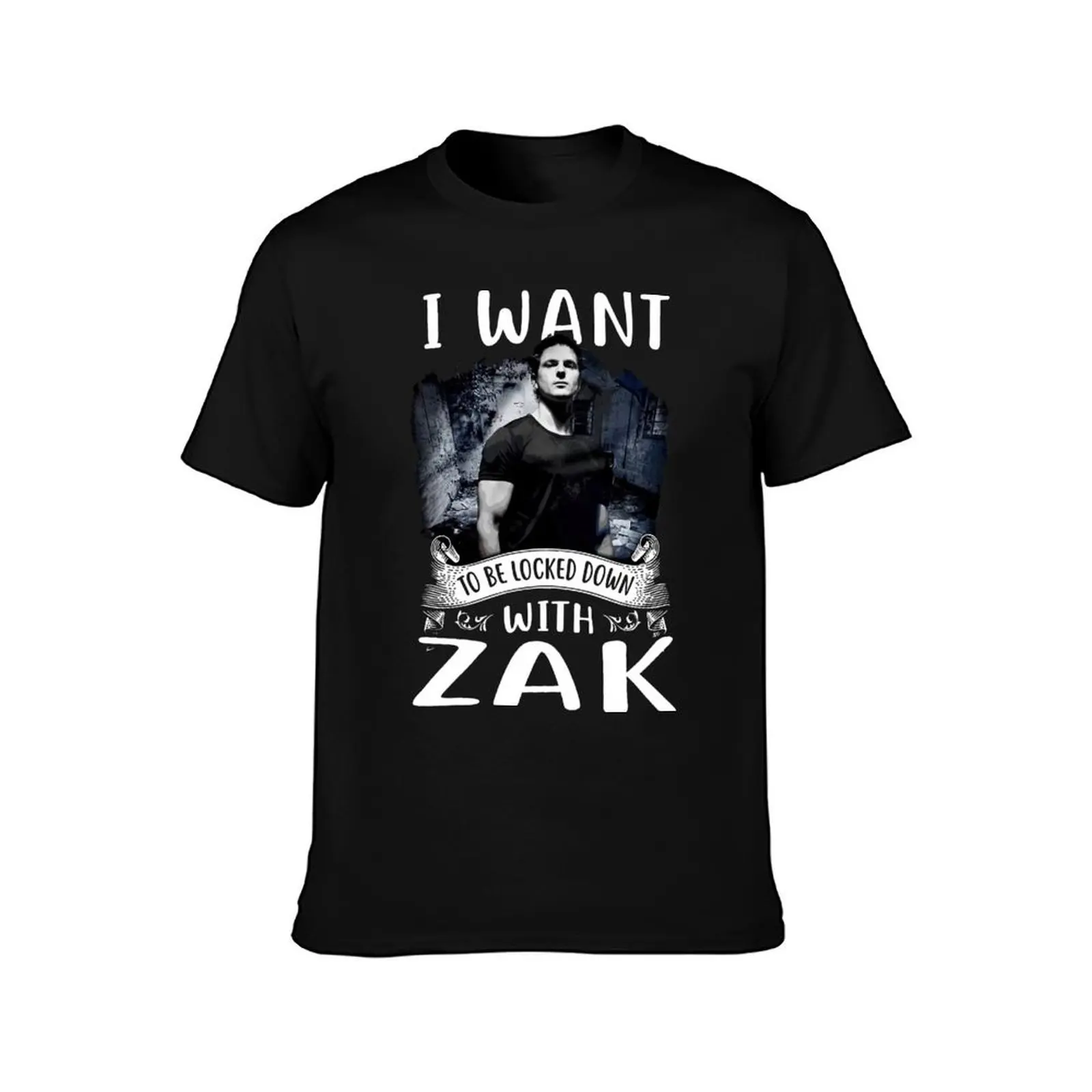 I Want To Be Locked Down With Zak – Ghost Adventures T-Shirt Retro Graphic Print T-Shirt