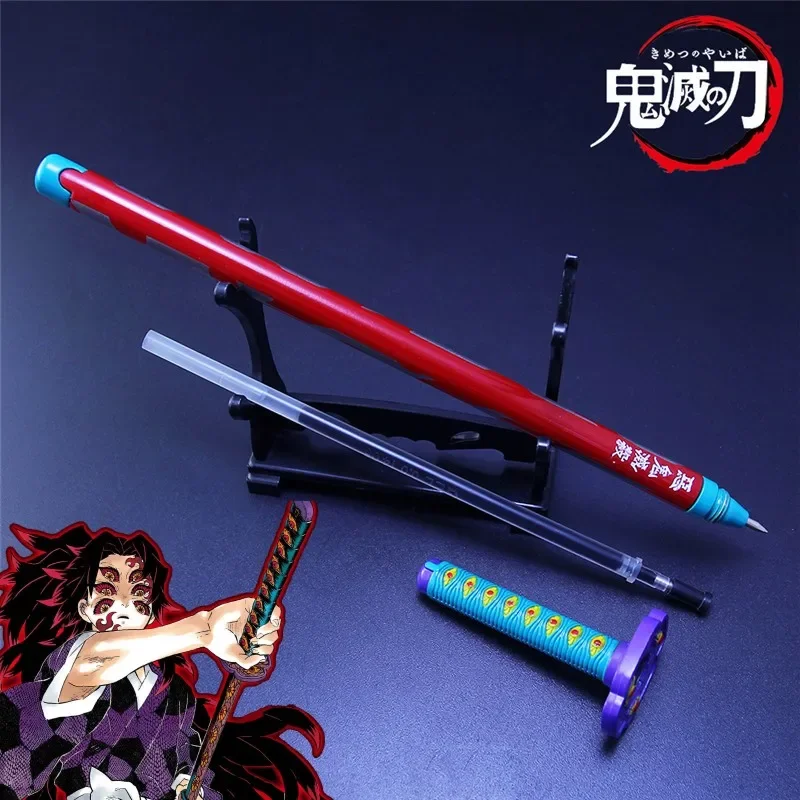 NONE Dämon Slayer Schwerter Die Liebe Hashira Kanroji Mitsuri Stift Schwerter Nichirin Klinge Waffe Anime Katana Samurai Messer Halloween Geschenke 3