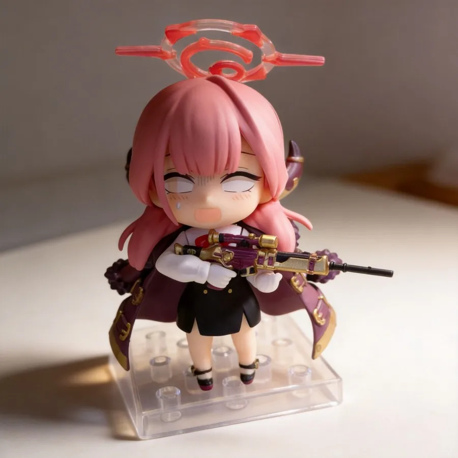 

Декор для дома для фанатов: Изысканная детализированная высококачественная аниме-фигурка Аэлу Хабатаки - Blue Archive, 10 см