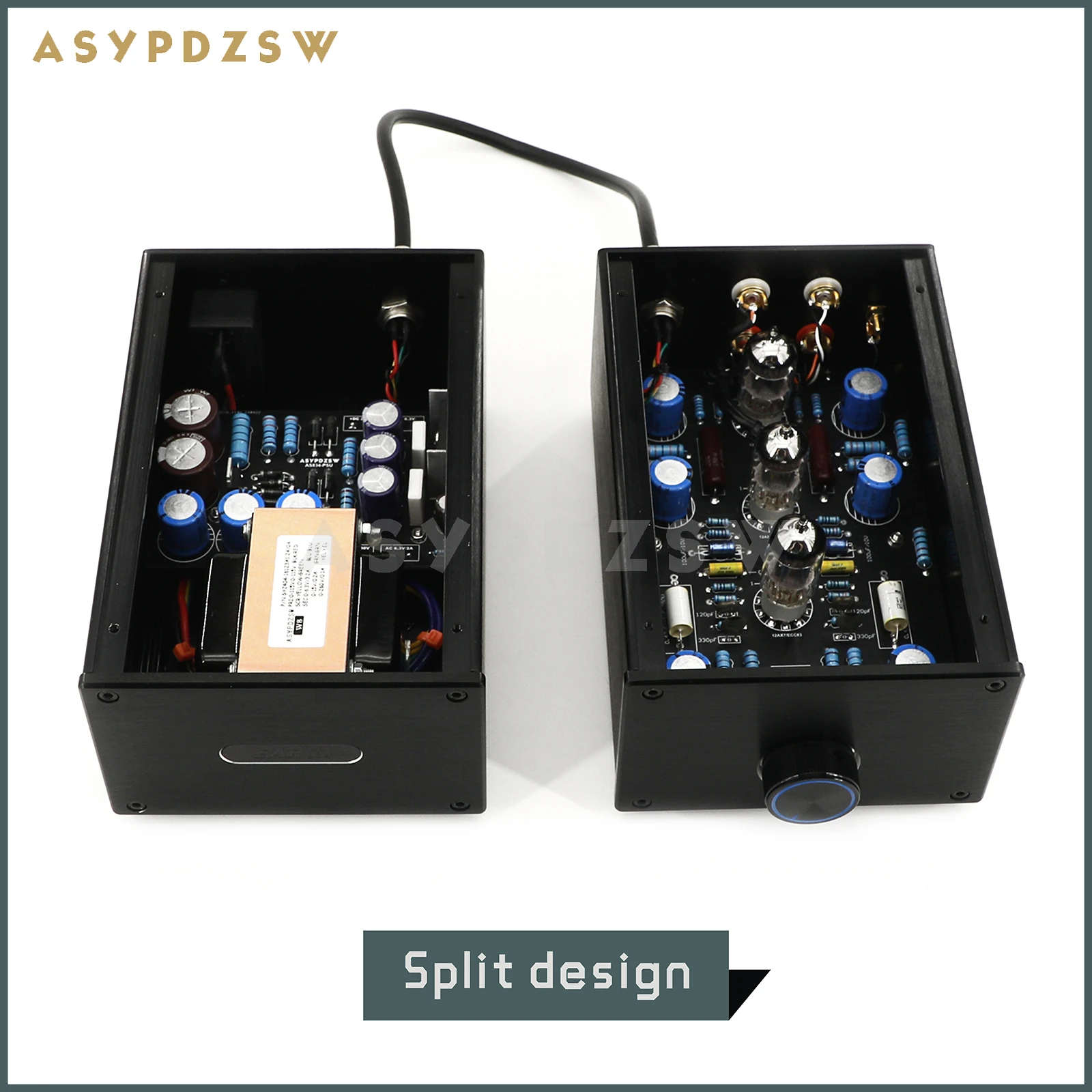 ASYPDZSW HIFI Split ECC83 Type-MM AS834 Tube Phono amplifier Base en EAR834 con control de volumen