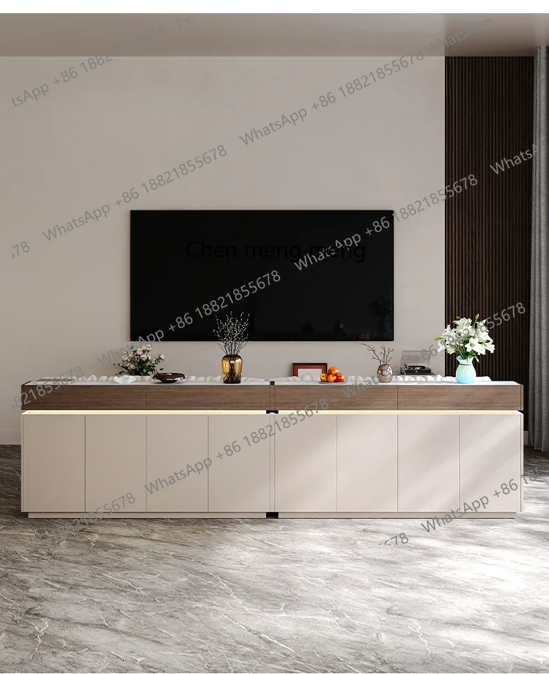

Ultra-thin entrance cabinet integrated against the wall, modern simple sofa, backrest cabinet 30cm light luxury