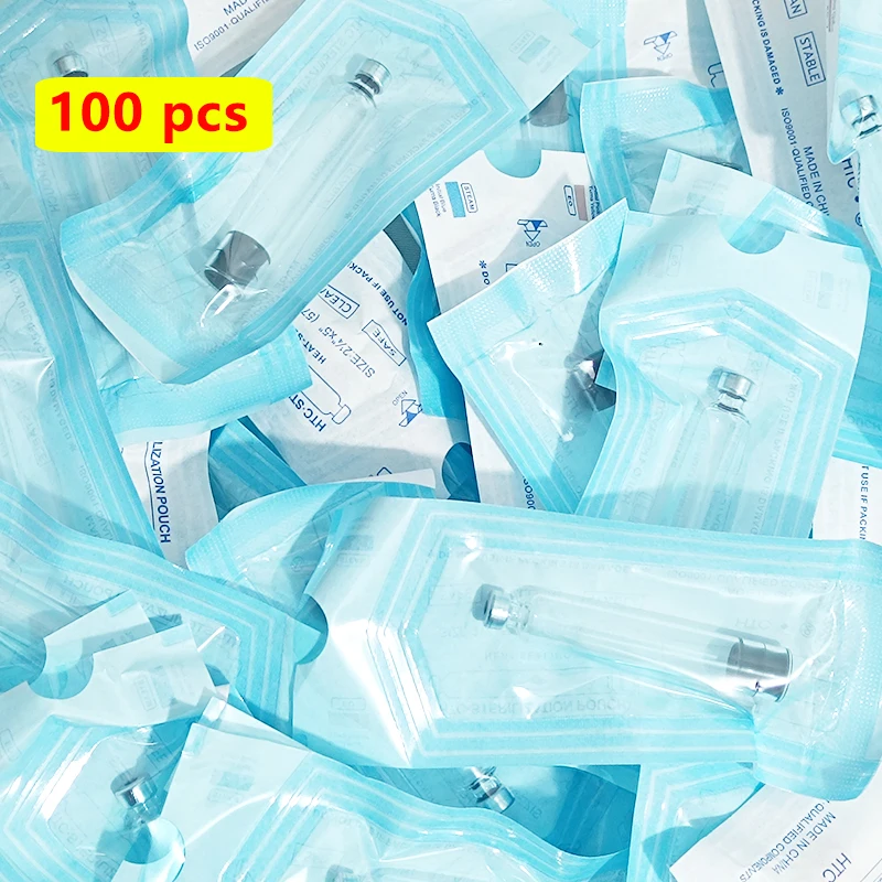 

100pcs Cassette Bottle Magic Pen Disposable Sterile Cartridge Bottle Catheter 3ml Sleeve Independent Packaging Sterilization