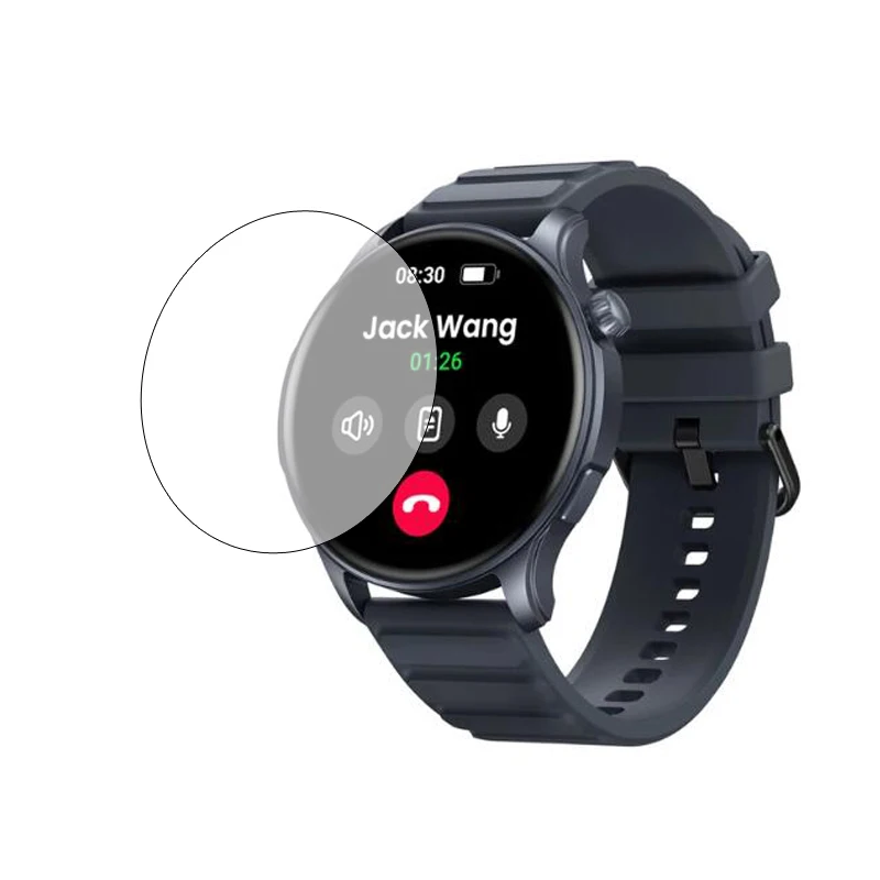 Película protetora TPU Smartwatch macia, protetor de tela, acessórios de capa clara, apto para Zeblaze Btalk 3 Pro relógio inteligente, 5pcs