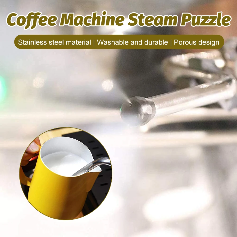 Coffee Maker Steam Nozzle 3/4 Hole Steam for Sage Breville 870/875/878 Espresso Machine Nozzle Milk Foam Spout Steam Wand Tip