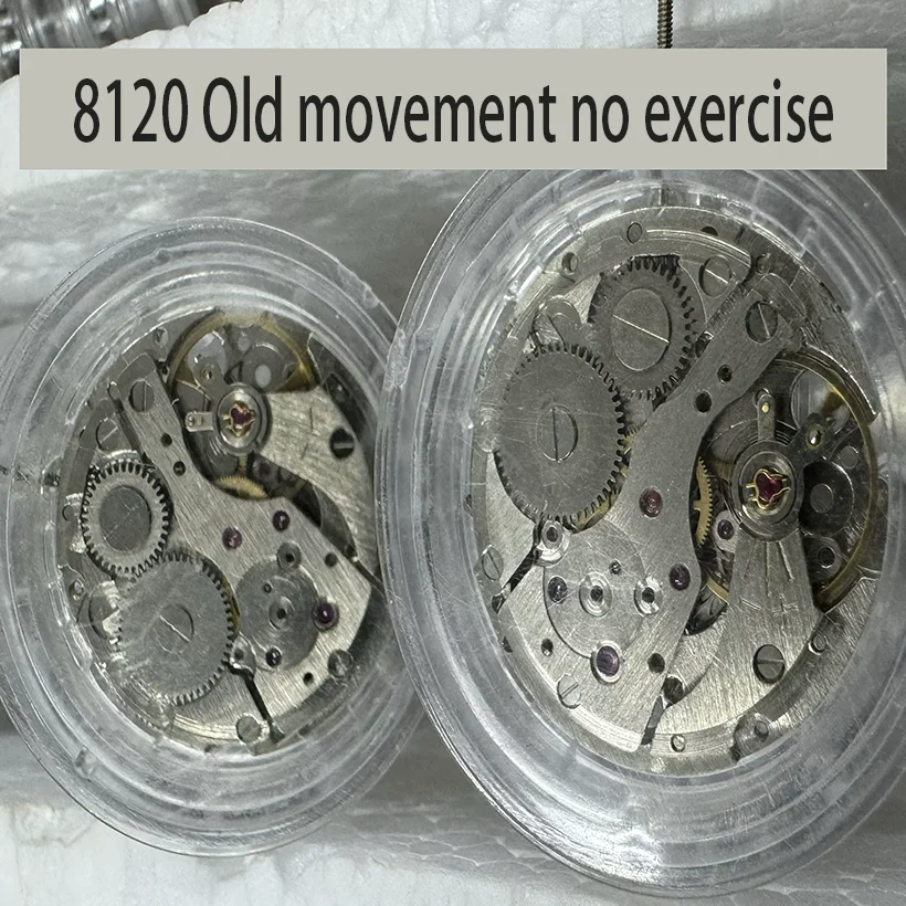 إكسسوارات الساعة المصنوعة في الصين، آلة مكسورة الحركة DIY 8120، أجزاء التفكيك، الحركة البخارية القديمة بدون تمرين #1