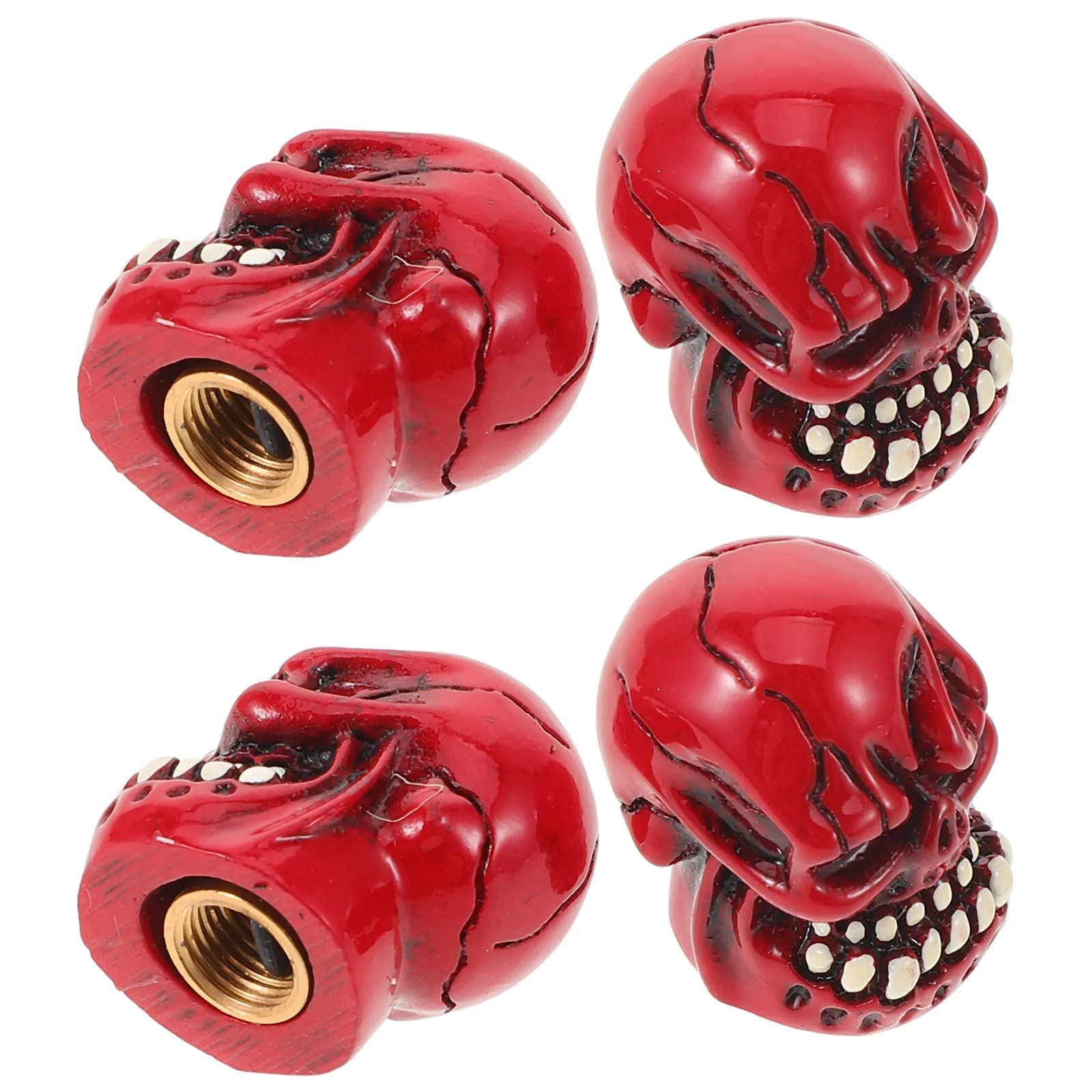 

4 шт. уникальные колпачки для клапанов шин с черепом, простые в установке автомобильные, мотоциклетные, Стайлинг, колпачки для клапанов шин с черепом, колпачки для штока, автомобильные аксессуары