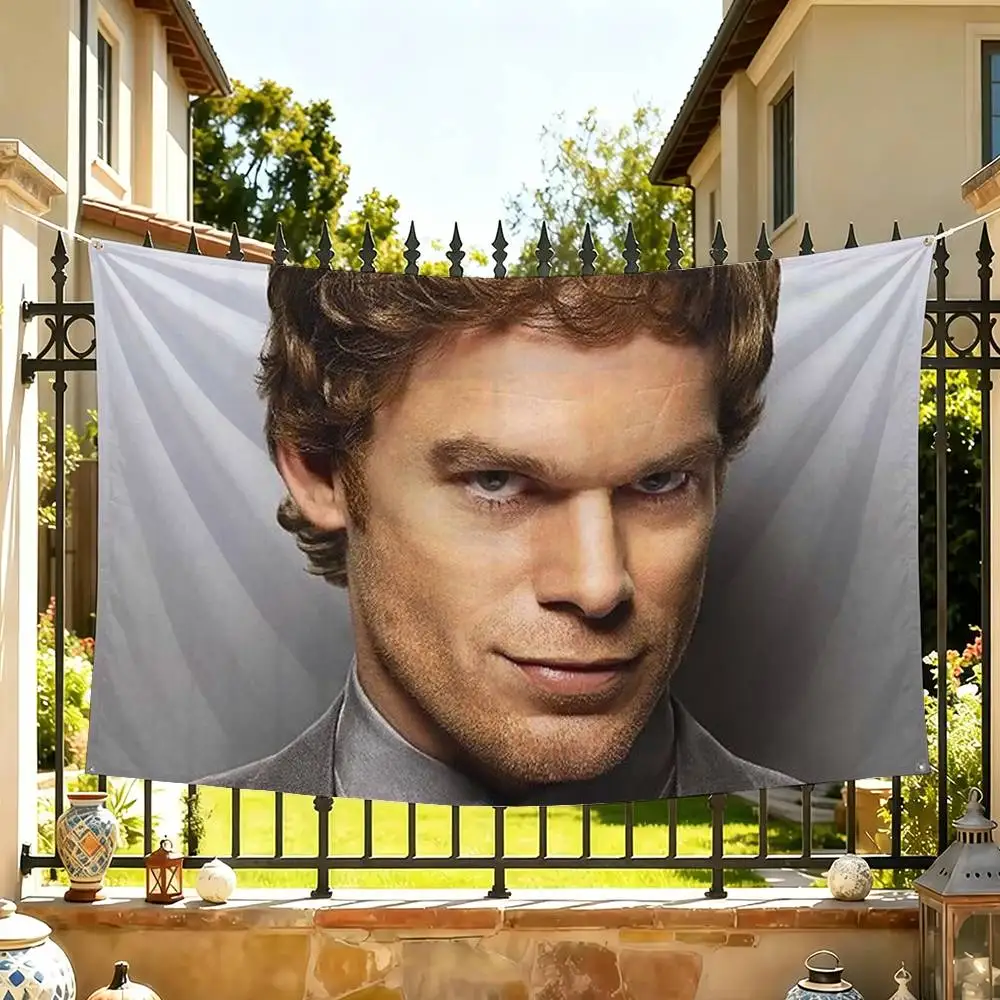 Movie Dexter Morgan Flags Wall Hanging Tapestry Outdoor Garage Room Decorative flag Background Blanket