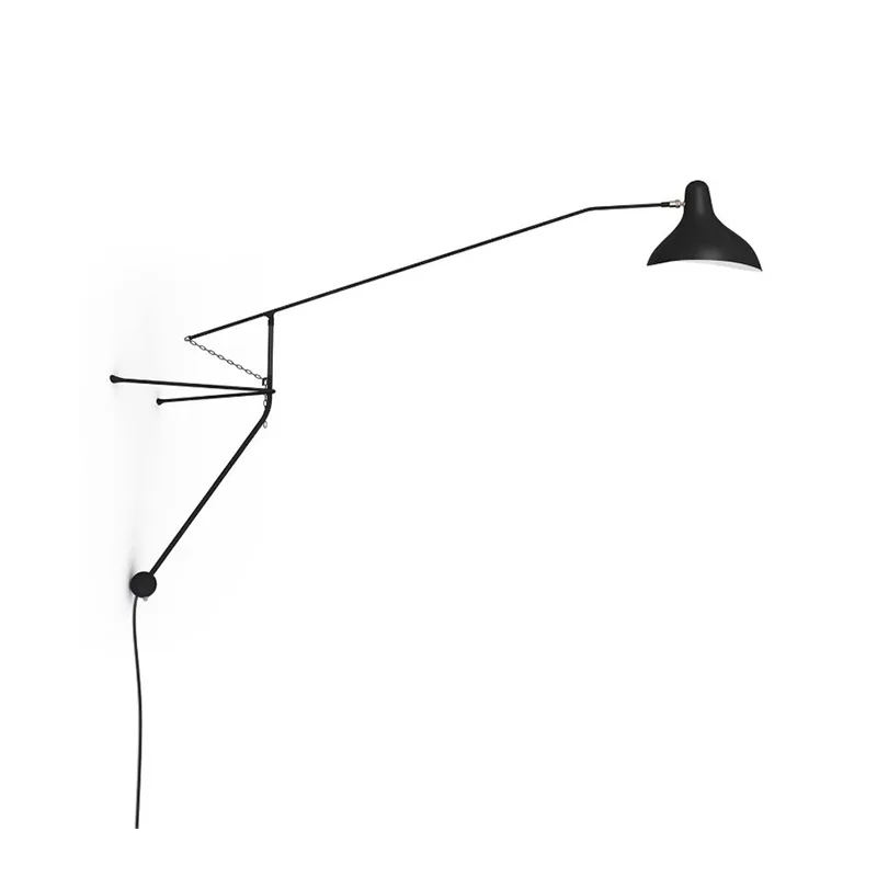 

Rocker arm long pole designer lamp creative simple study lamp living room bedroom wall lamp
