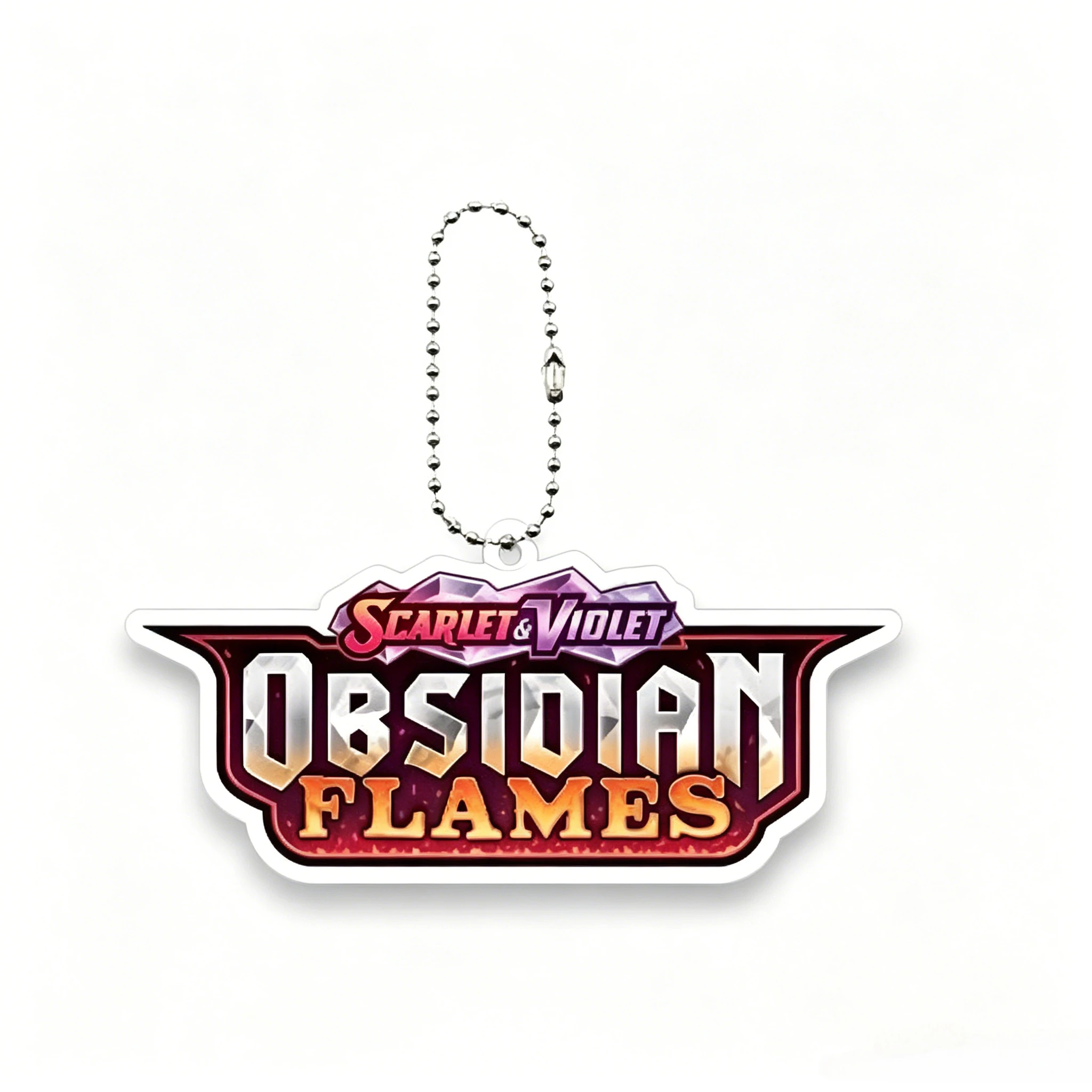 Anime Ptcg Pocket Monster Mega Evolution Series Ascended Heroes Acrylic Keychain Accessories Game Collection Card Keyring Charm - view 3