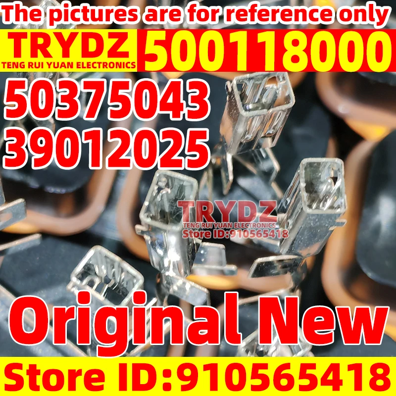 300-50pcs Original New 50011-8000 500118000 Pin Terminal / 50375043 5037-5043 50-37-5043 / 39012025 3901-2025 5557-02R-210