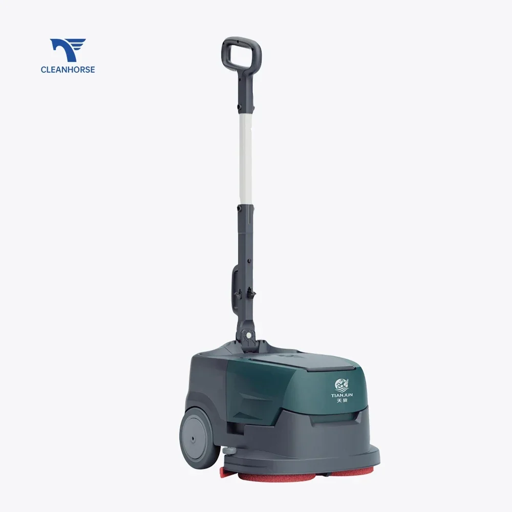 Own Patent New Product 2023 Popular CleanHorse Commercial 10kg Weight Mini Home Floor Washer Scrubber