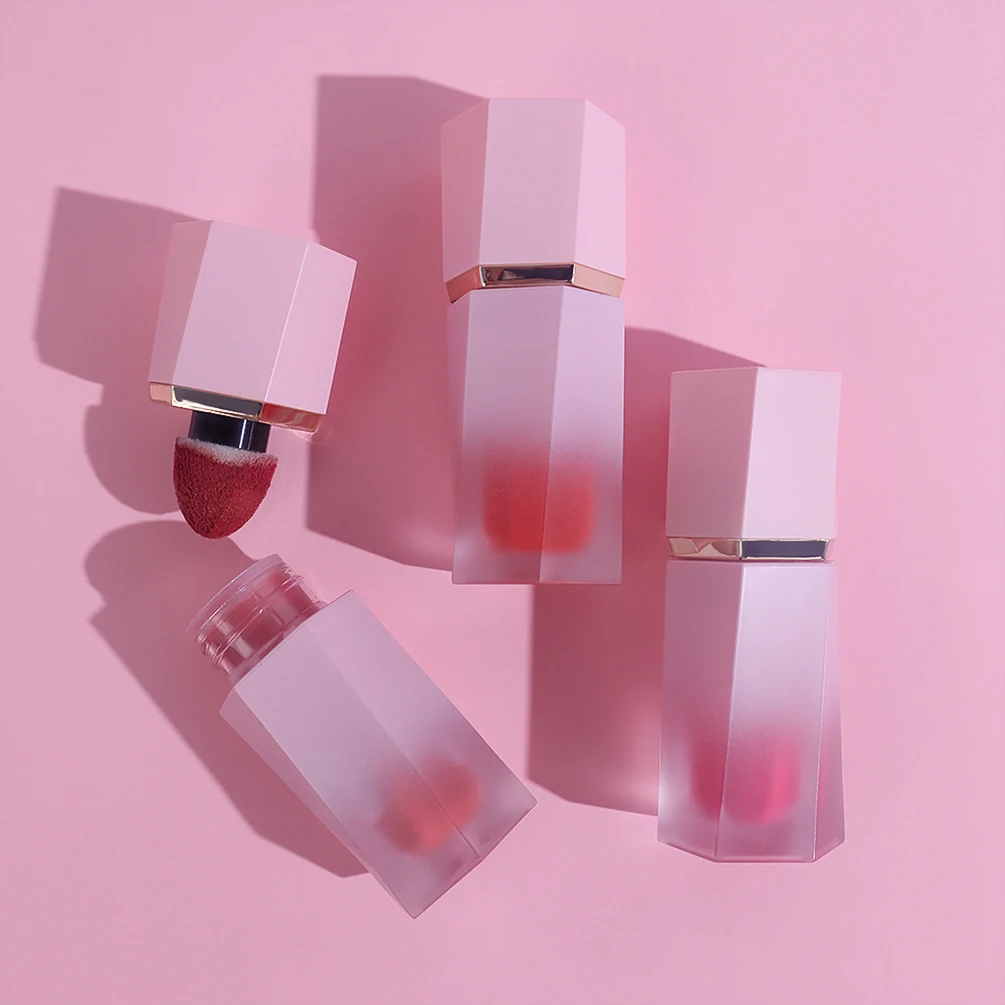 

Private Label 11-Color Liquid Blush Custom Logo Gradient Deep Pink Tube Long Lasting Pigment Easy To Apply Makeup Wholesale