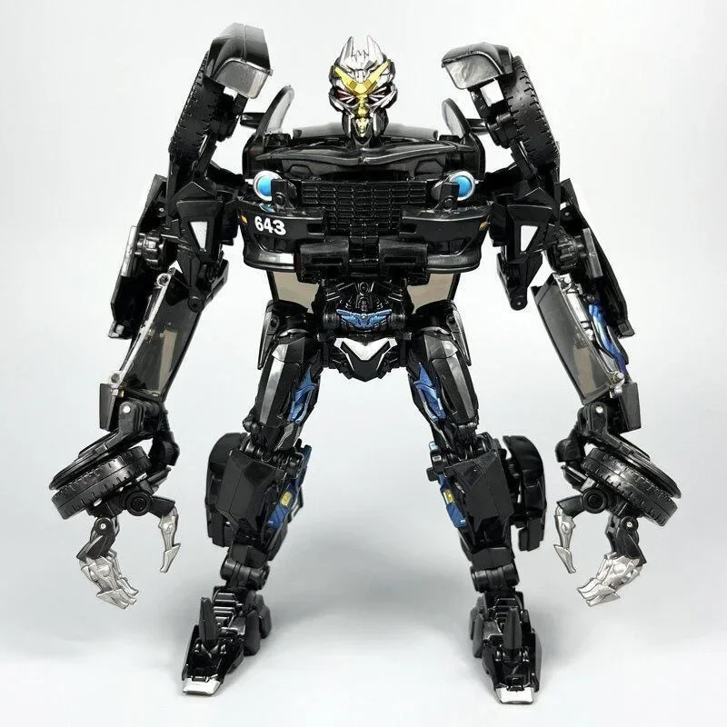 In Stock Transforming Toys Model Society 6807 Xp15 Roadblock 21CM  Alloy Police Car Robot Action Doll Figures  Collection Gifts