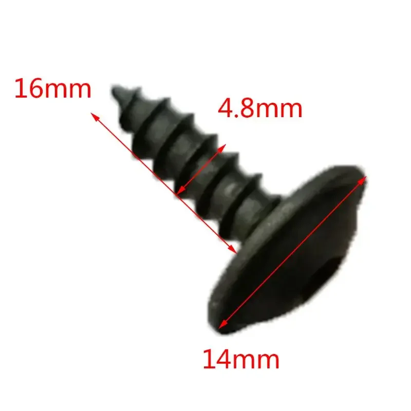 10Pcs Selbstschneidende Schrauben Ersatz Auto Motor Abdeckung Kotflügel Schraube Verschluss für Golf für Passat N 90974701