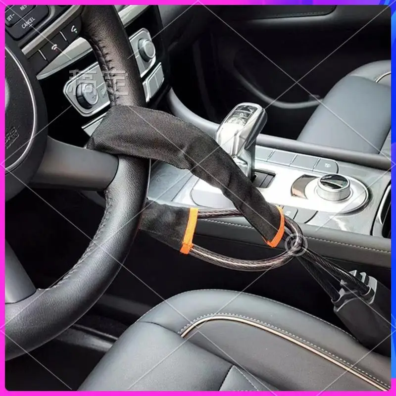 AR-cerradura para volante de coche, cinturón de seguridad Universal, cerradura antirrobo con 3 llaves, dispositivo antirrobo para la mayoría de los coches SUV