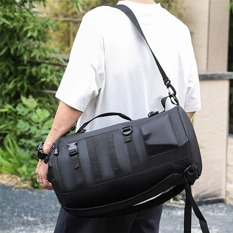 AINY-mochila de pesca, bolsa para caña de pescar al aire libre, separación en seco y húmedo, mochilas para acampar, senderismo, escalada