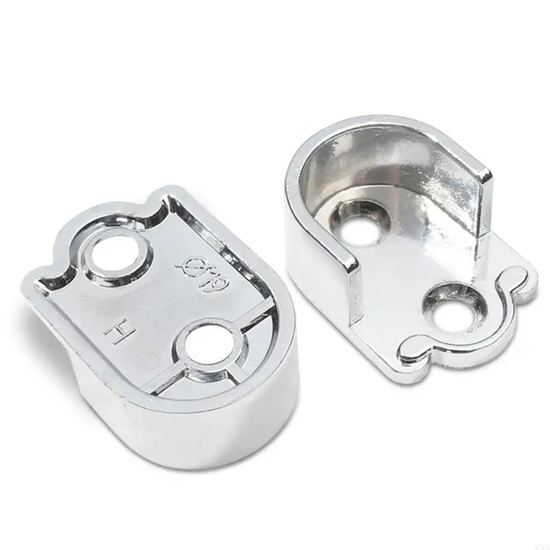 J2FA Closet Rod Mounting Bracket Closet Closet Close Tube Support Holder Sederhana