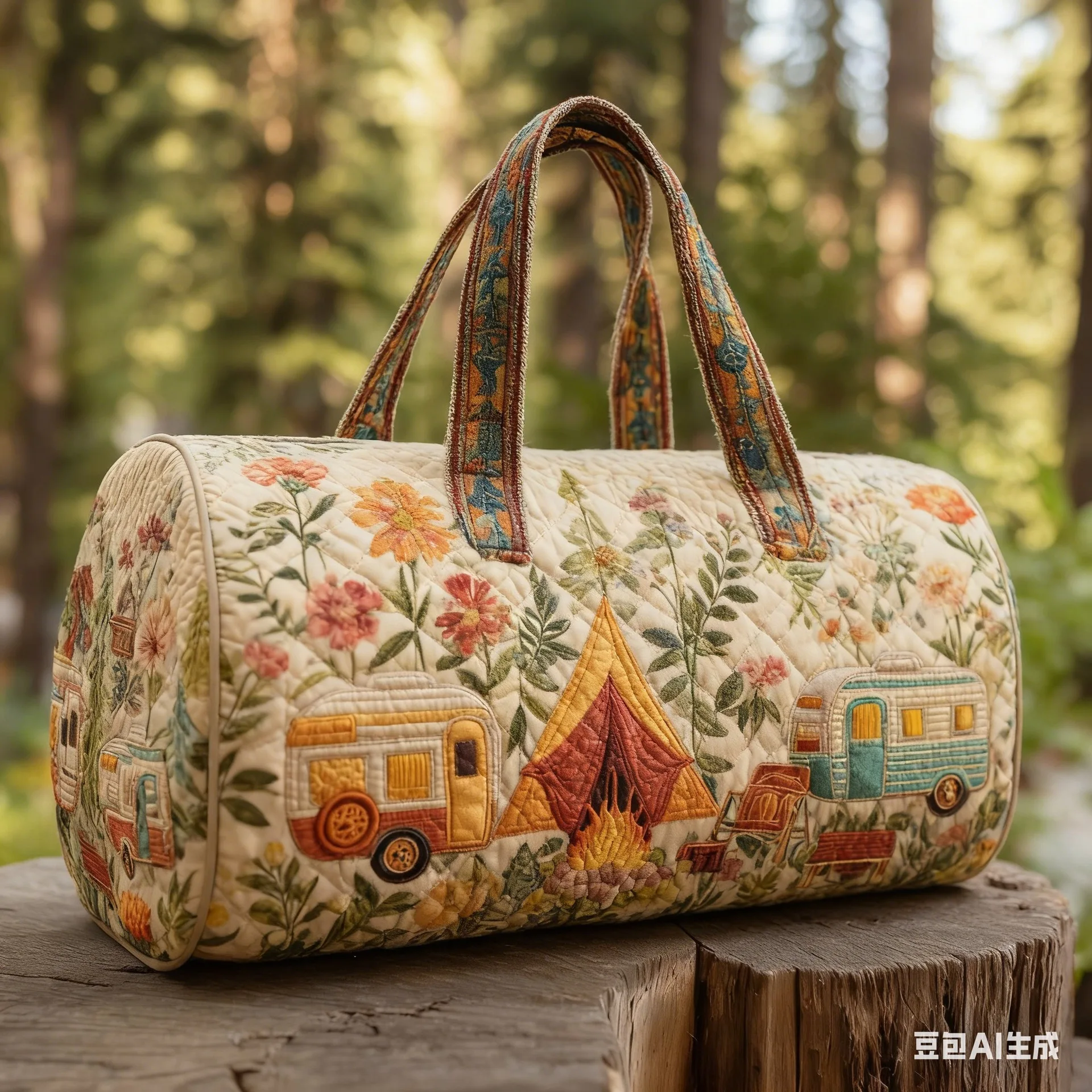 

3D Printed Quilted Bags Personalized Gifts Custom Bags daily fashion Handbag Tote Bag Training Travel Bag Beach Hiking Camping