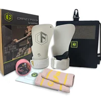 CrazyFox-empuñadura WOD de goma para gimnasio, ligera y resistente, Unisex, para entrenamiento cruzado, callos, protección de palma de seguridad, oso Komplex