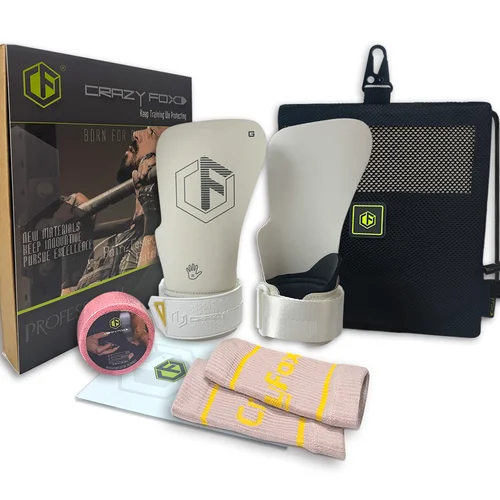 Imagen 1 del producto CrazyFox-empuñadura WOD de goma para gimnasio, ligera y resistente, Unisex, para entrenamiento cruzado, callos, protección de palma de seguridad, oso Komplex