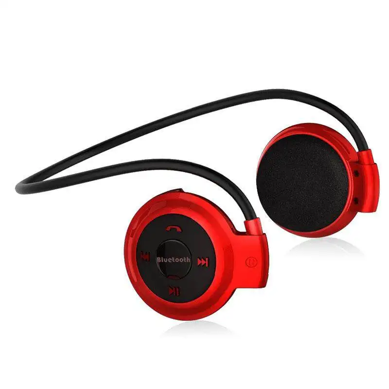 Sport Wireless Bluetooth Headphones Stereo Earphones Mp3 Music Player Headset Earpiece Micro SD Card Slot Handsfree Mic