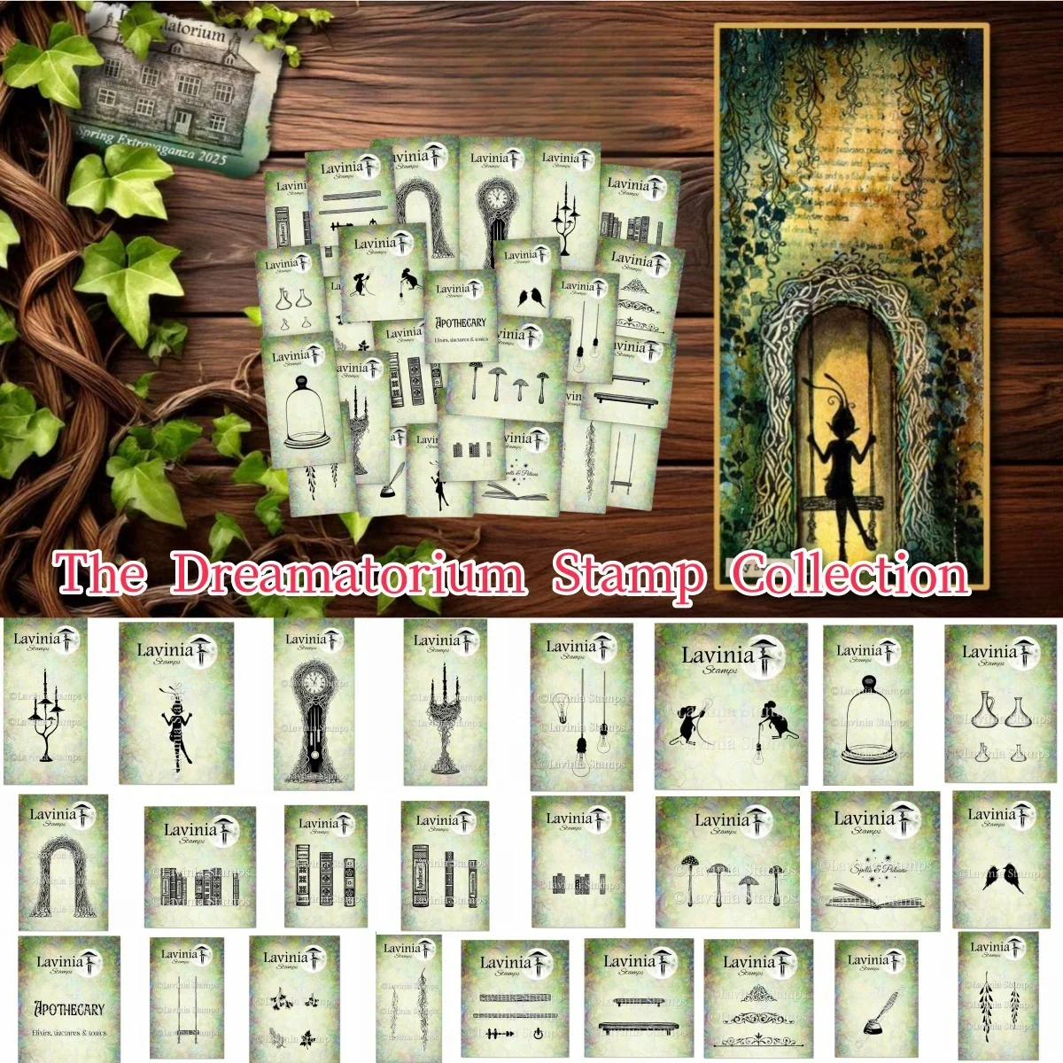 

The Dreamatorium Bundle Cures Clear Stamps DIY Scrapbook Embossed Handcraft Paper Card Album Craft Template Supplies Decoration