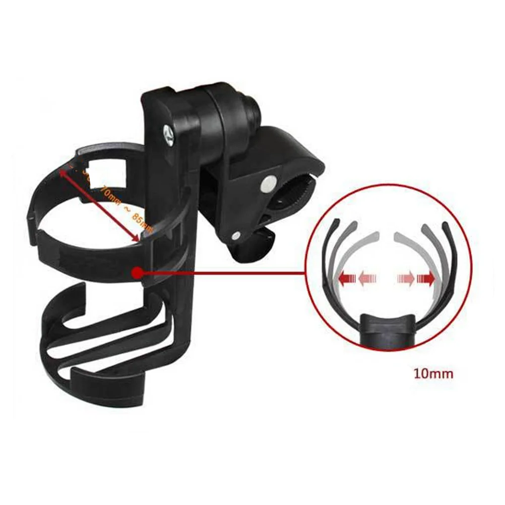 

Rotatable Universal Quick Release Baby Stroller Cup Holder Bottle Bracket for Pram Mountain Bike Bicycle Secure Lock Lever