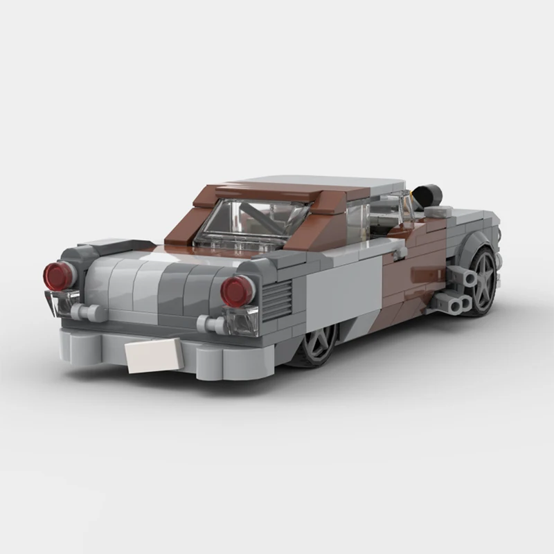 Classical Speed Vehicle MOC 1958 Oldsmobile Super 88 Rat Building Blocks Assemble Model Sets Children's Toys Gifts