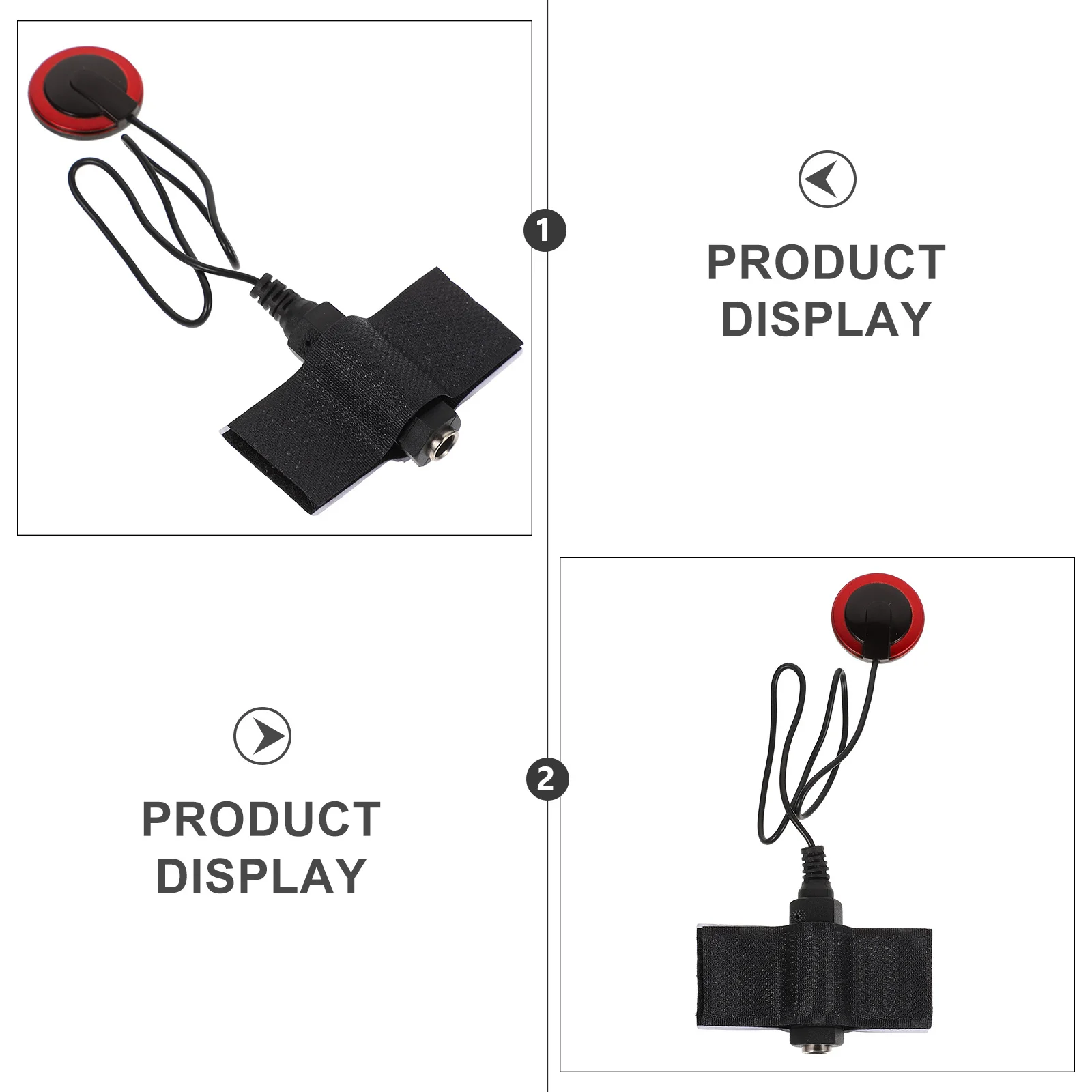 

1 set 1 Set Kalimba Thumb Piano Pickup Durable Metal Abs Soundproof Instrument Transducer Piezo Pickup For Finger Piano