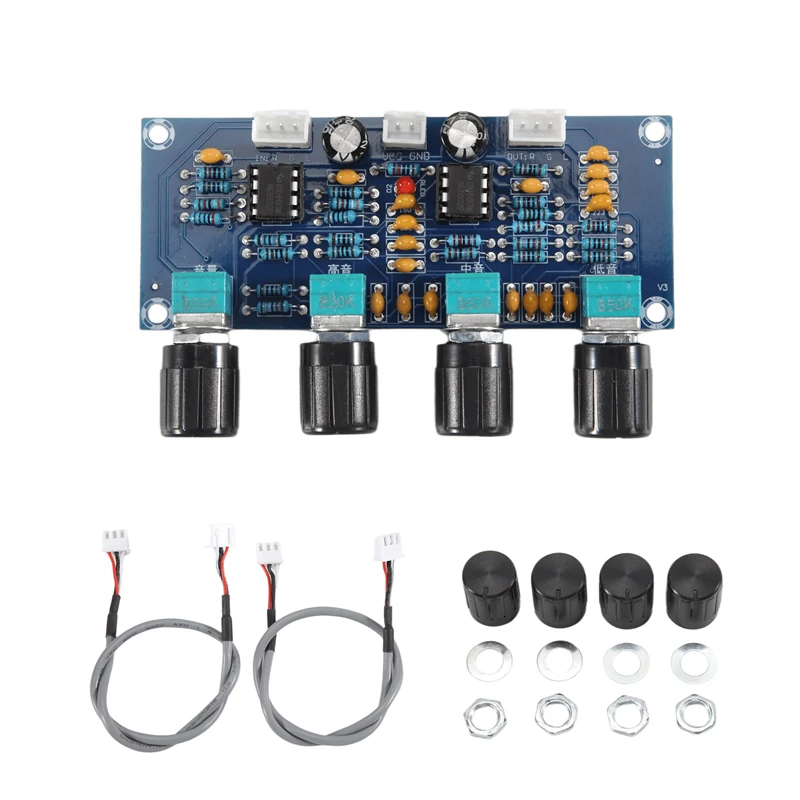 ●XH-A901 Tone Board Preamp with Treble, , Volume Adjustment Pre-Amplifier Tone Controller for Amplifier Boards