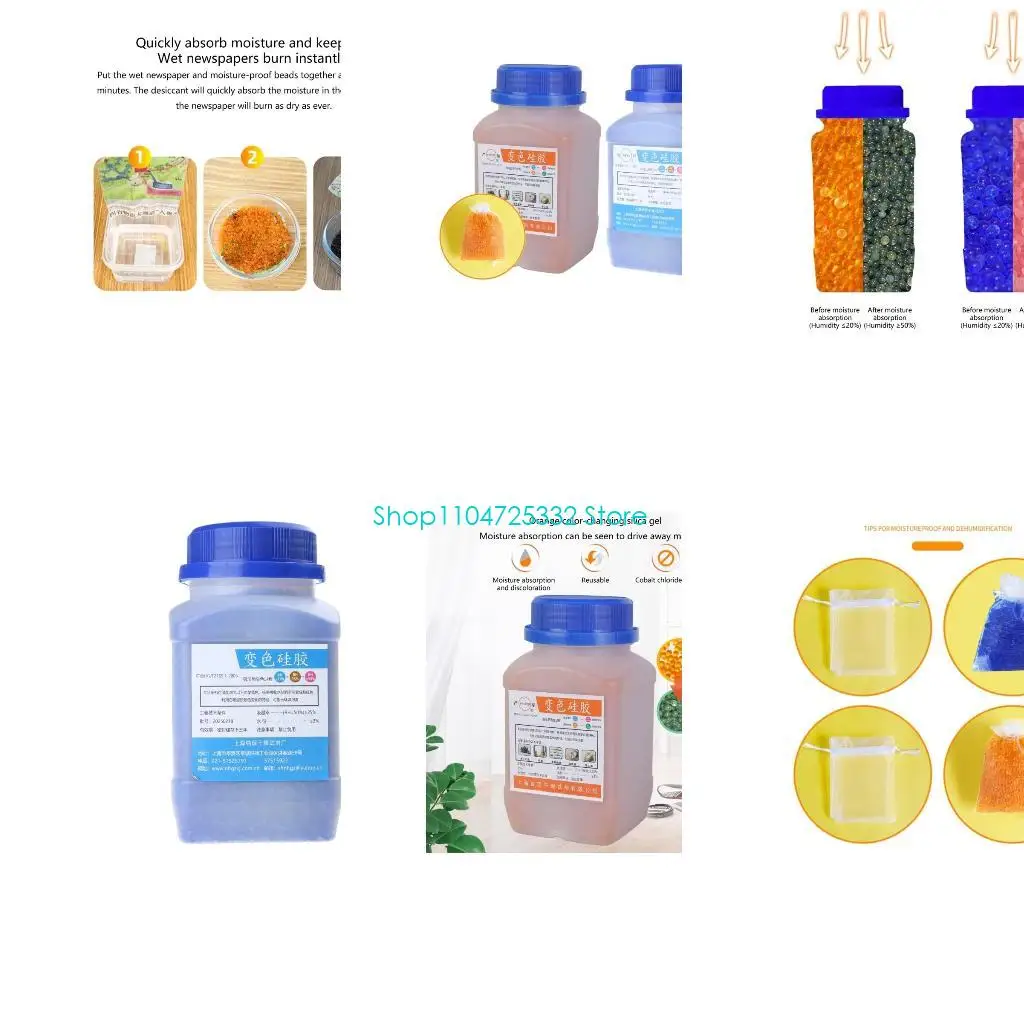 P5EA Advanced Silica Gel Desiccant Moisture Absorbers for 3D Print Filament Storage Efficient Moisture Absorption Reusability