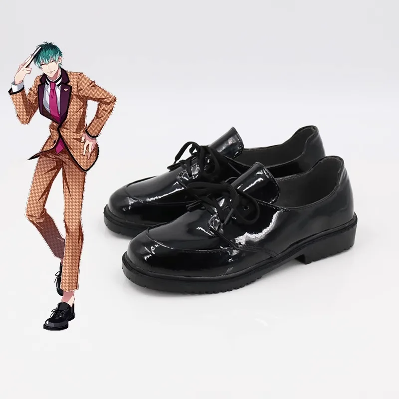Hypnosis Microphone Sasara Ssr Cosplay Costume Shoes Handmade Faux Leather Silvery Boots Shoes
