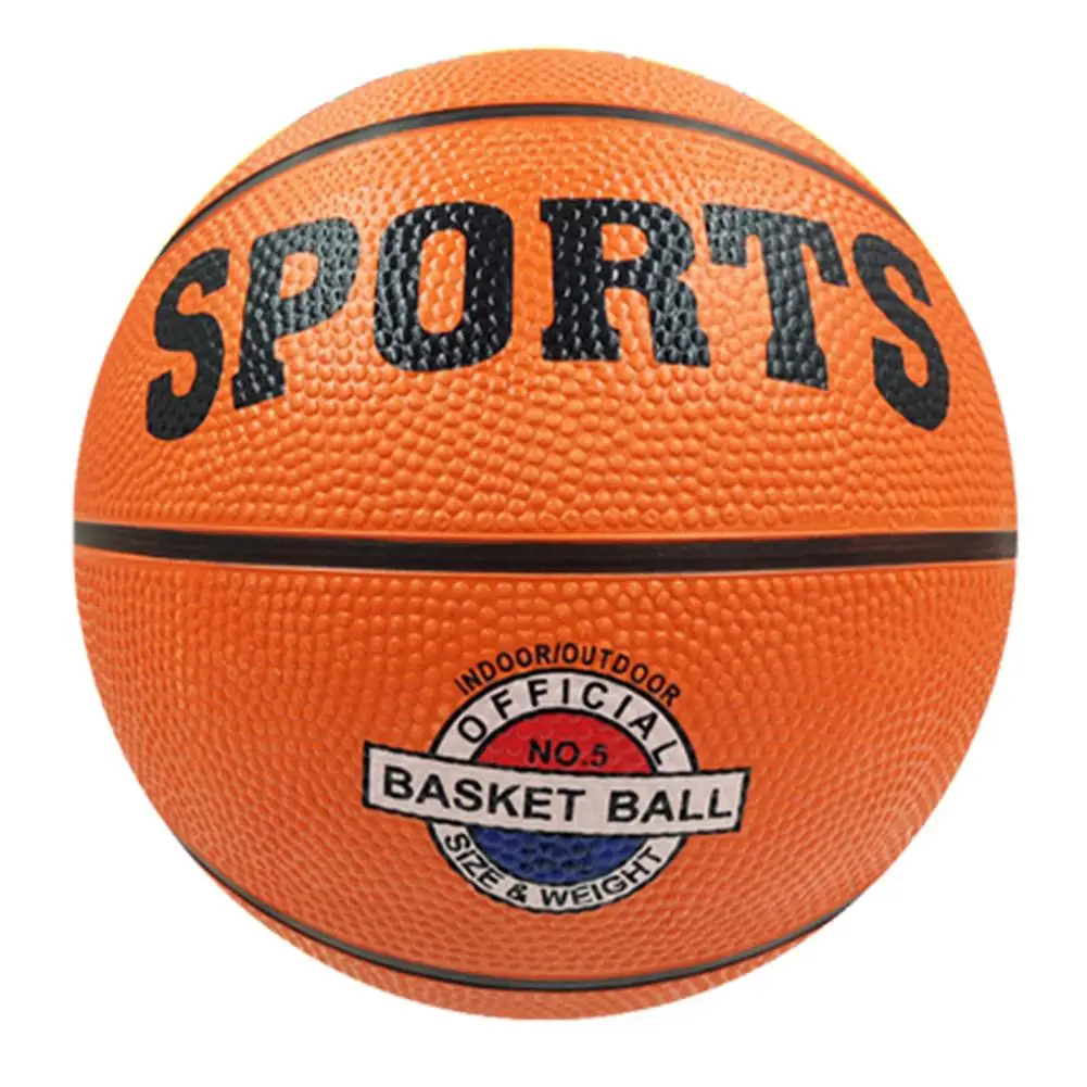 1pcs Mini Rubber Basketball Outdoor Indoor Kids Entertainment Play Game Basketball High Quality Soft Rubber Ball For Children