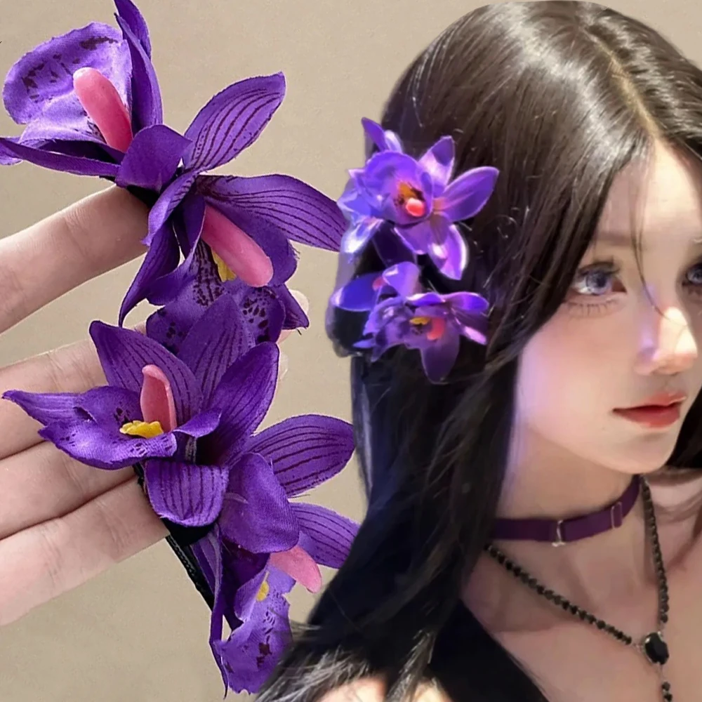 

Sweet Bohemia Flowers Hair Clips Hawaii Bridal Flowers Hairclips Hairpins Barrette for Wedding Hair Accessories Headwear Gift