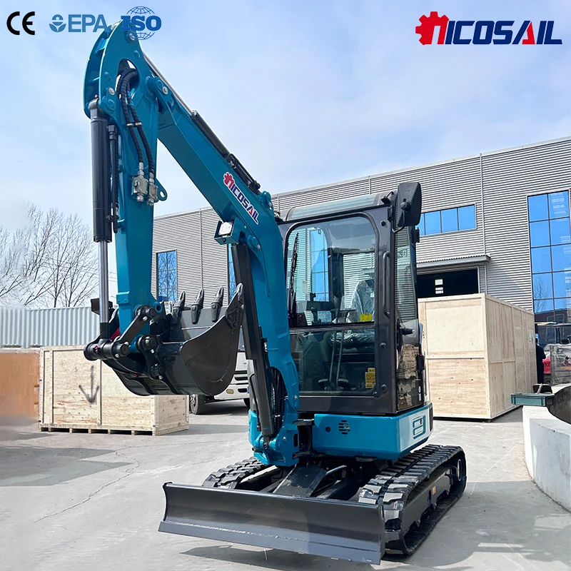 

Мини-экскаватор NICOSAIL OKW35E 3,5 тонны с двигателем Kubota, нулевым выносом задней части, сертификатами CE и EPA, для фермерских хозяйств, садов и строительных работ
