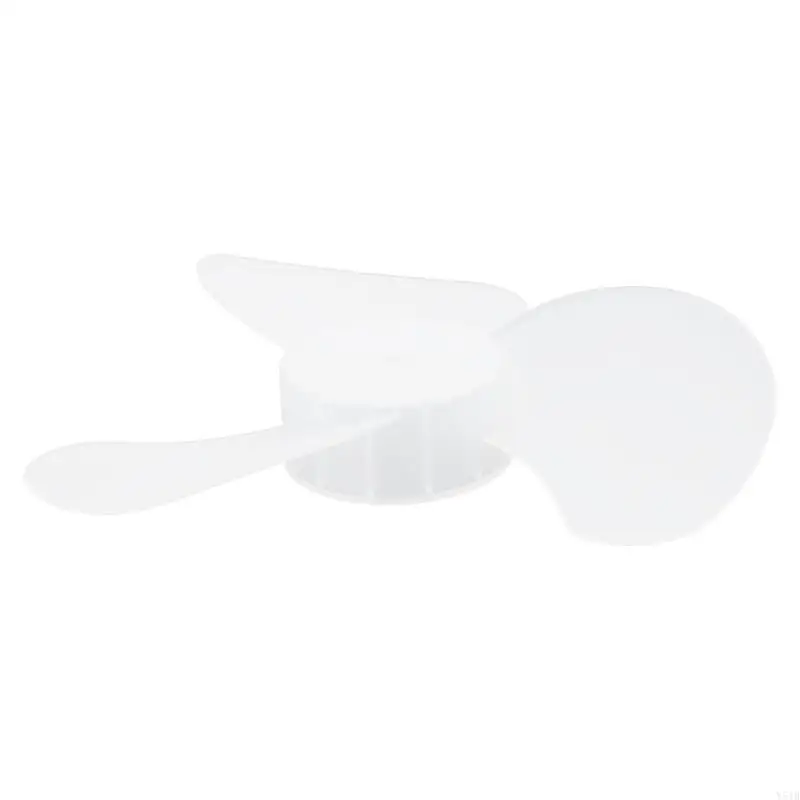 

Y51B 3 Leaves Plastic Fan Blade Universal Household Desktop Fan Table Fanner Replacement Part