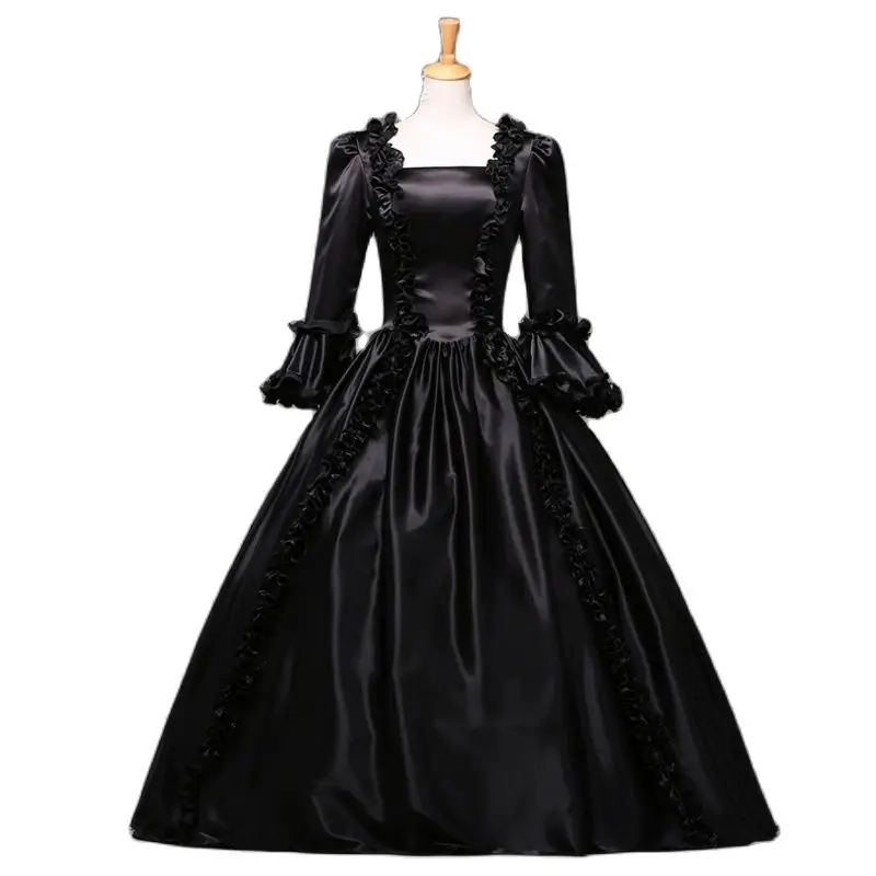 

Hot Sale 18th Century Gothic Vintage Prom Ball Gown Theatre Clothing Halloween Costume Dresses Plus Size