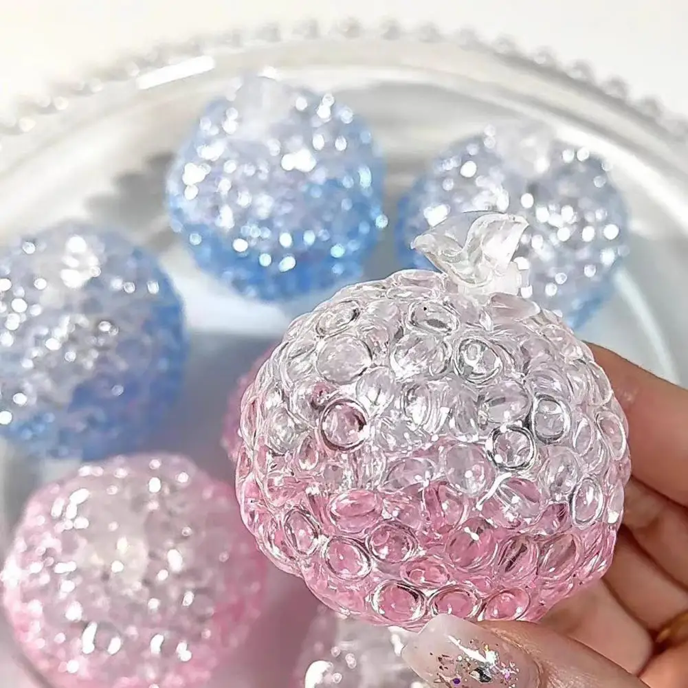 Stressabbau-Spielzeug, Stressabbau-Bälle für Kinder, Teenager, Erwachsene, 2er-Pack, mit Perlen gefüllt, Angst-Squeeze-Spielzeug, tragbar, weich, TPR für Angst