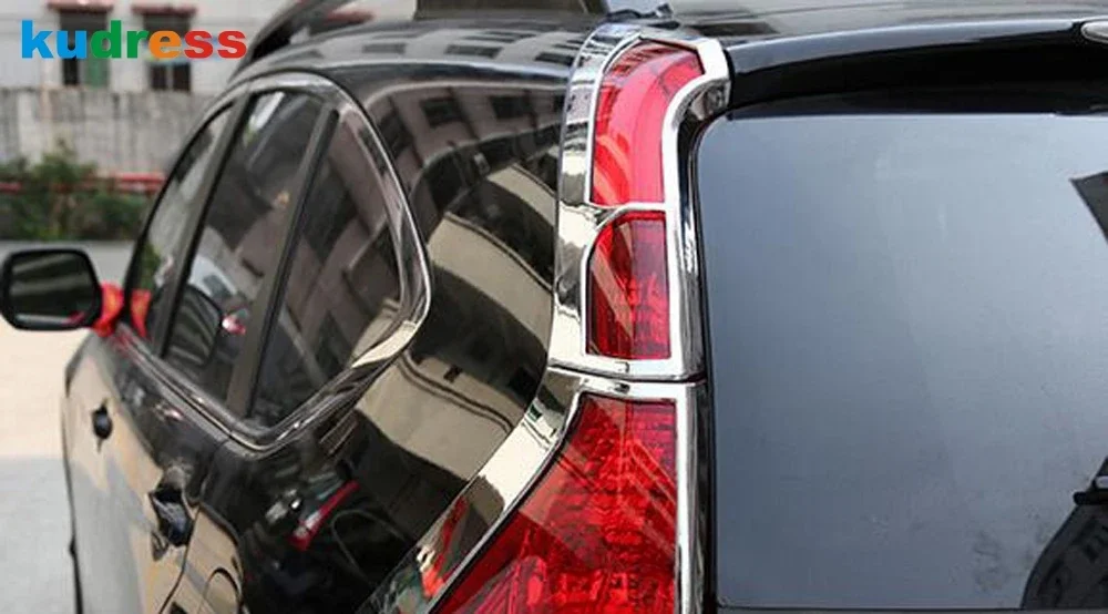 الخلفية الذيل ضوء غطاء المصباح الكسوة لهوندا CRV CR-V 2012 2013 2014 كروم سيارة الضوء الخلفي الضوء الخلفي الإطار الزخارف الملحقات