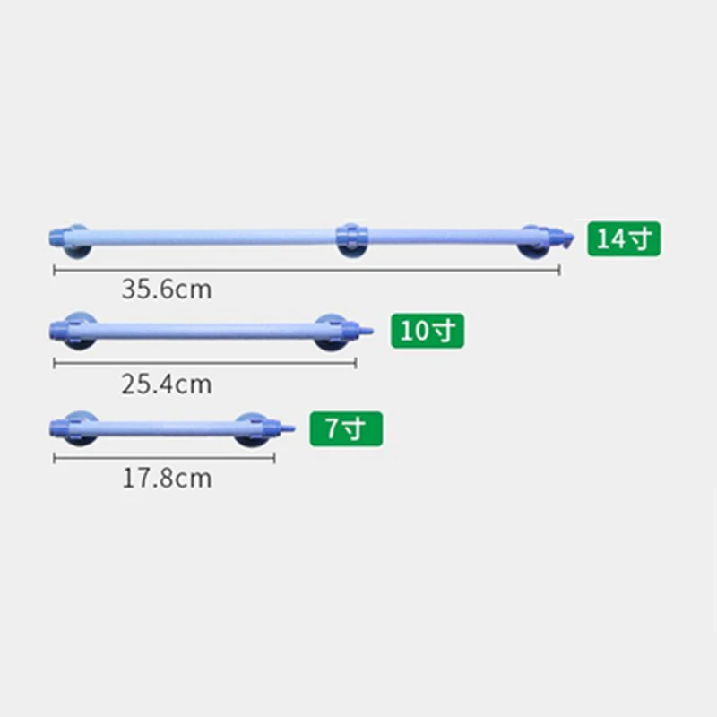 수족관 공기 펌프 신선한 에어스톤 디퓨저 튜브, 어항 확장형 벽 공기 파이프 흡입 컵, 고정 워터 스케이프 버블 디퓨저
