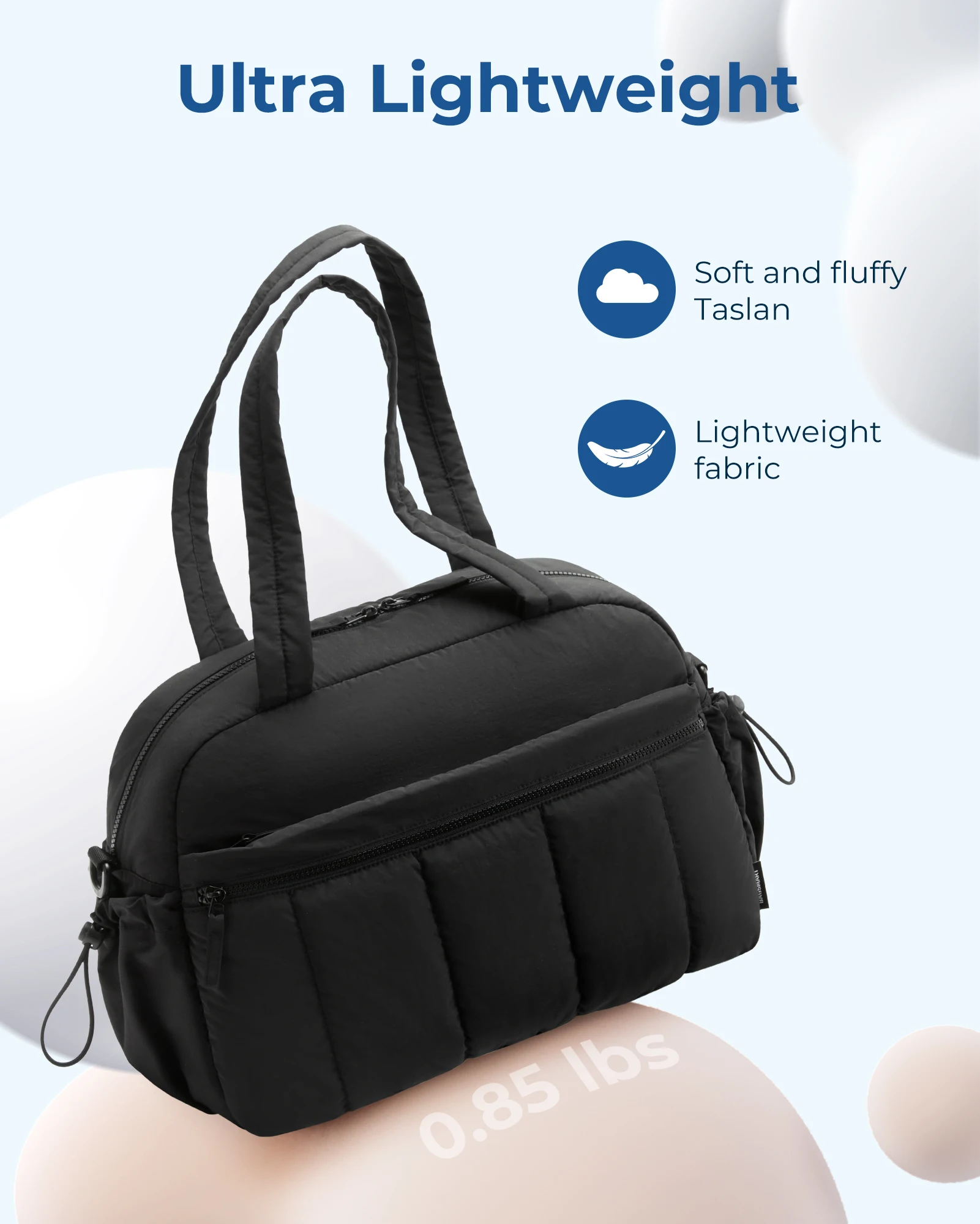 BAGSMART-Bolso de viaje para hombre, bolsa de aseo deportiva, impermeable, de gran capacidad, para fin de semana, para gimnasio y Fitness