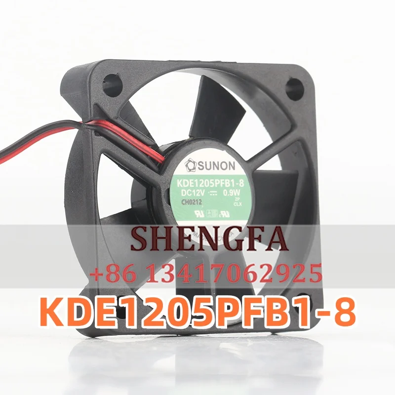New original Sunon 5V 24V 48V DC 12V 0.9W AC EC 5010 5CM CPU 2-wire Notebook Inverter Quiet KDE1205PFB1-8 cooling fan
