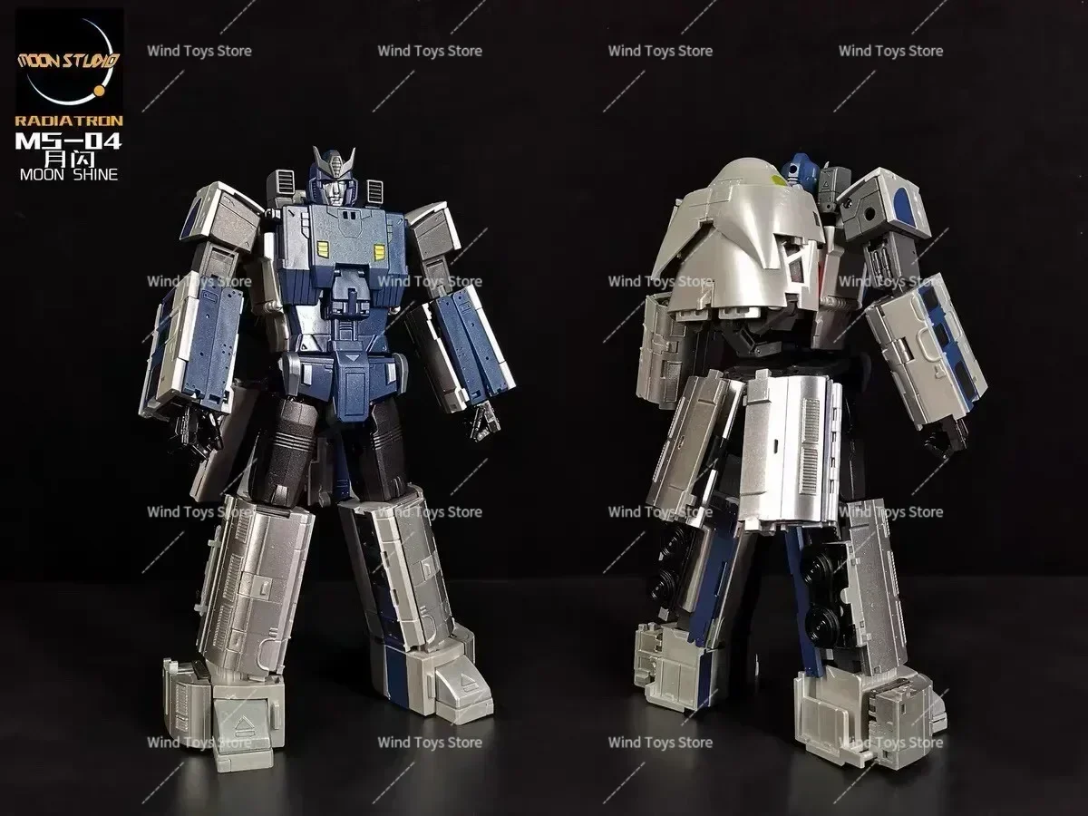 変換 Trainbots ムーンスタジオ雷電列車コンビネーション MS06 MS05 MS04 ムーンシャインアクションフィギュア玩具ギフトコレクション趣味