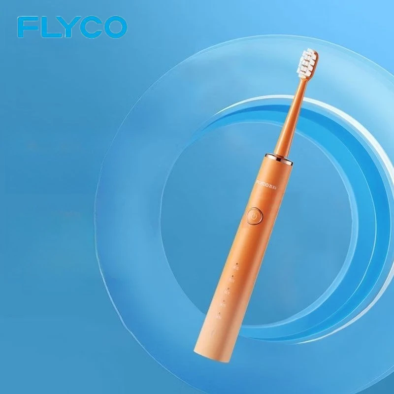 Flyco 2025 nova escova de dentes elétrica recarregável cabelo macio vibração sônica escova de limpeza automática para adultos homens e mulheres