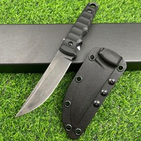 F-ox 634 Outdoor Professional Hunting Knife with Sheath D2 Blade G10 Handle Suitable for Jungle Camping Escape Tools Men's Gift